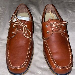 Men’s Tan Leather Loafers